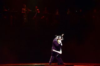14 Tango Dancers And The Musicians Above Tango Porteno Buenos Aires
